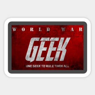 World War Geek Sticker
